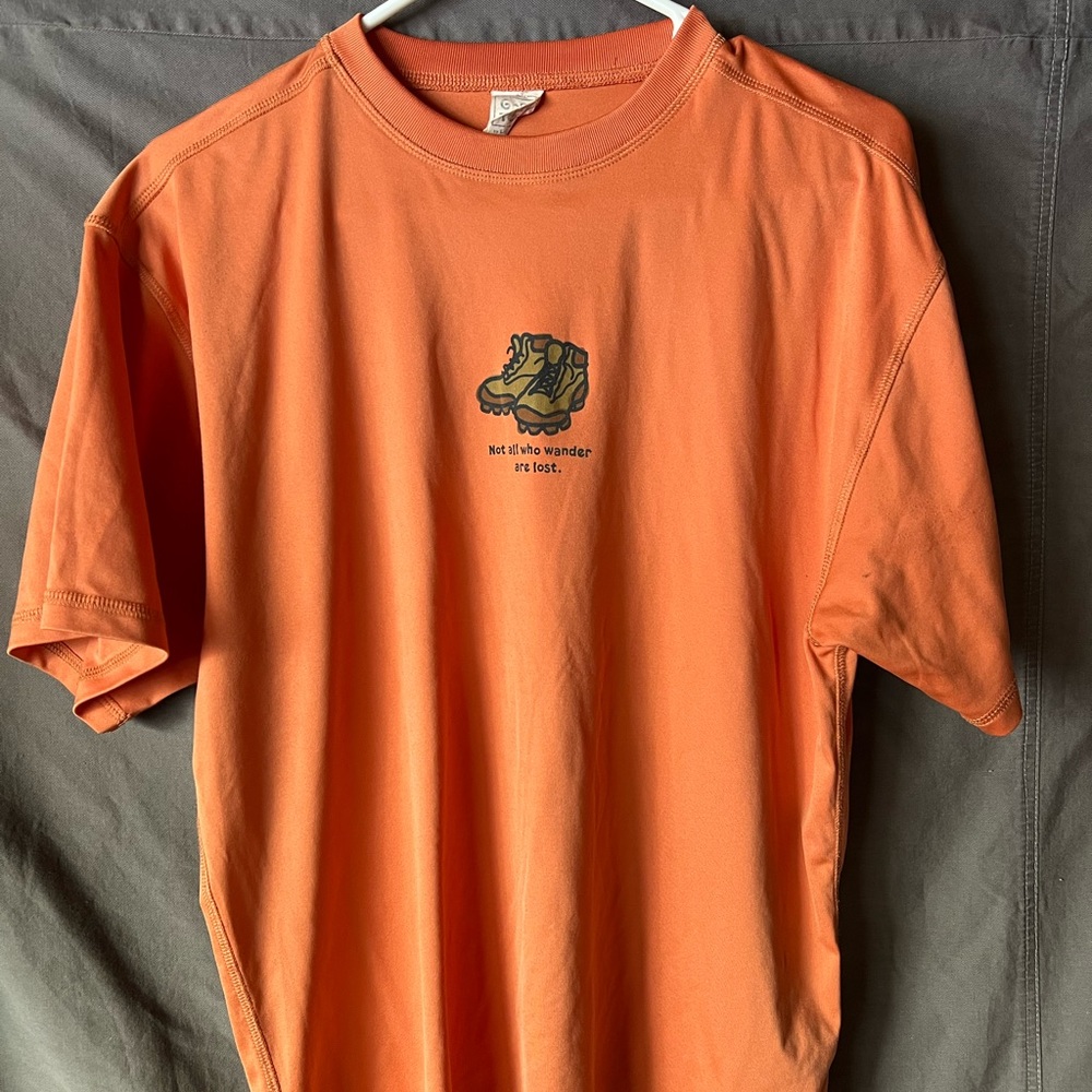 Life is Good Dri Fit Shirt - “Not all who wander are lost”